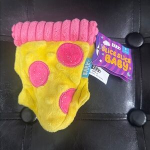 New Barkbox Slice Slice Baby Small Bark Dog Stuffed Plush Crinkle Squeaky Toy